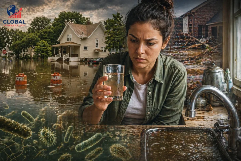 Flooding in the United States contaminating drinking water with water-borne pathogens, increasing health risks and healthcare costs for American households